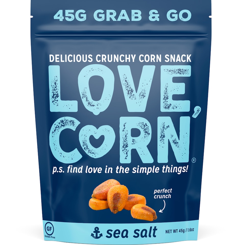 image 1 of Love,Corn Sea Salt Roasted Corn Snack 45G