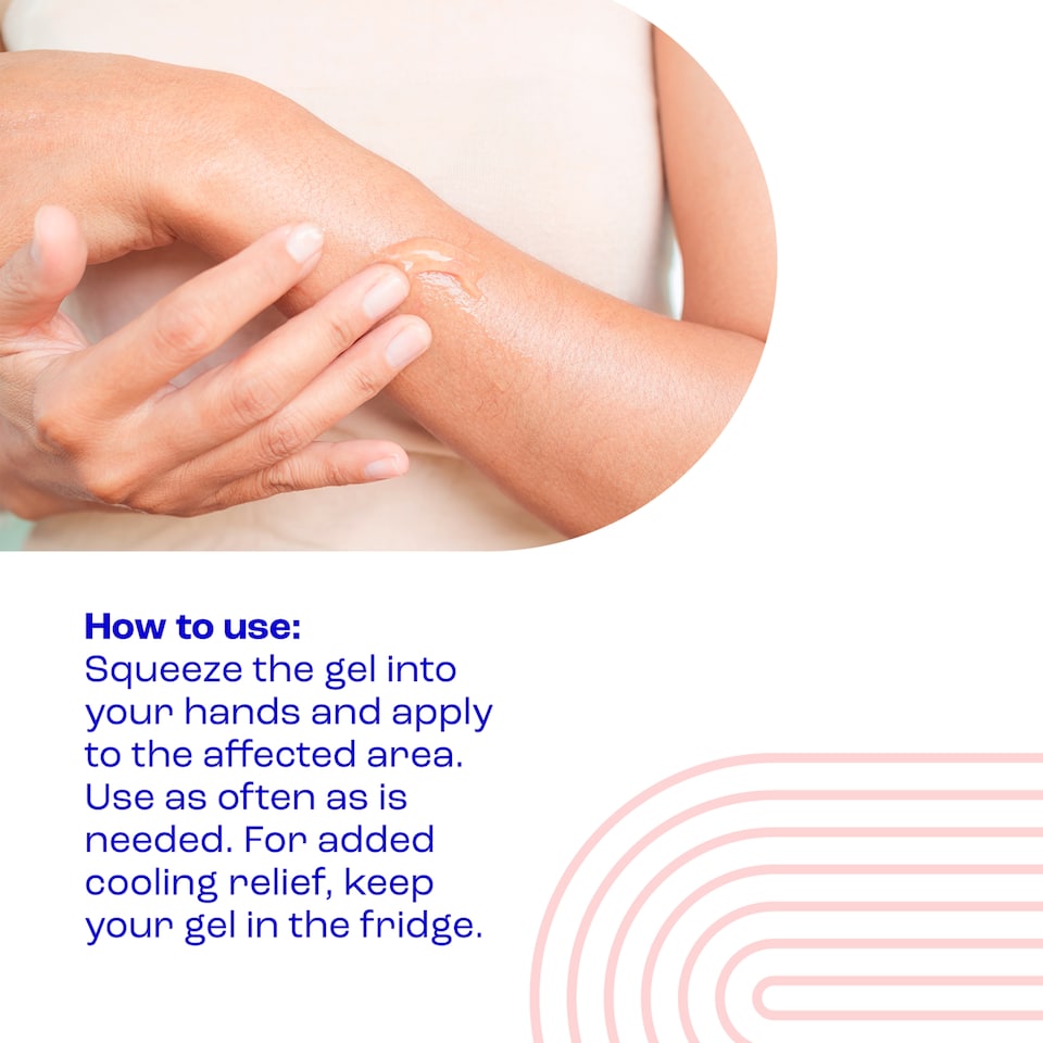 image 1 of E45 Itch Relief Gel Moisturiser for Irritated & Dry Skin 100ml