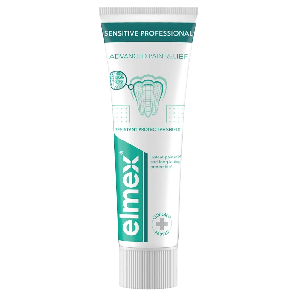 Obrázek 1 pro produkt elmex® Sensitive Professional Advanced Pain Relief zubní pasta pro citlivé zuby 75 ml