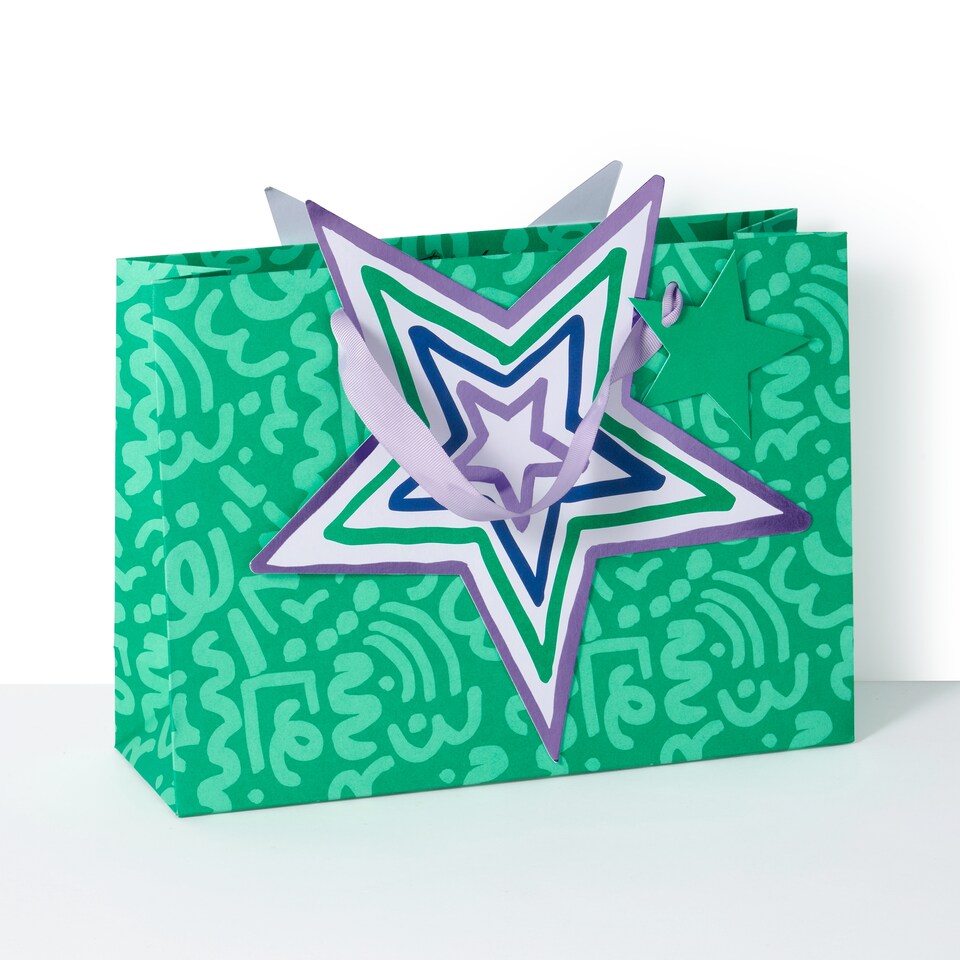 image 1 of Paperchase Medium Gift Bag - Artful