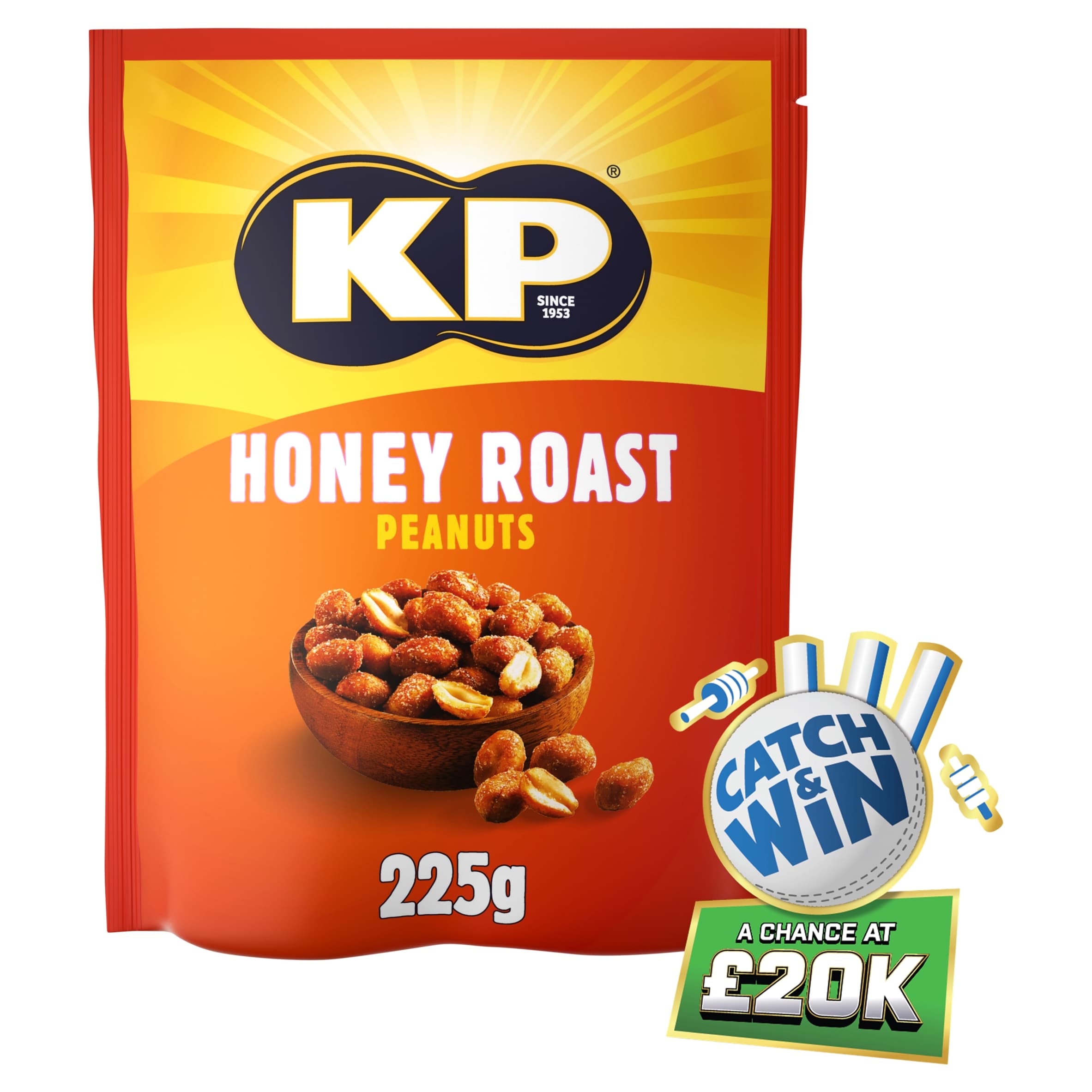Kp Honey Roast Peanuts 225G