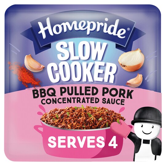 Homepride Slow Cook Bbq Pulled Pork Sauce 150G Tesco Groceries