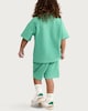 image 2 of F&F Boys 2-Piece Cotton Rich Waffle Textured T-Shirt and Shorts Set in Green
