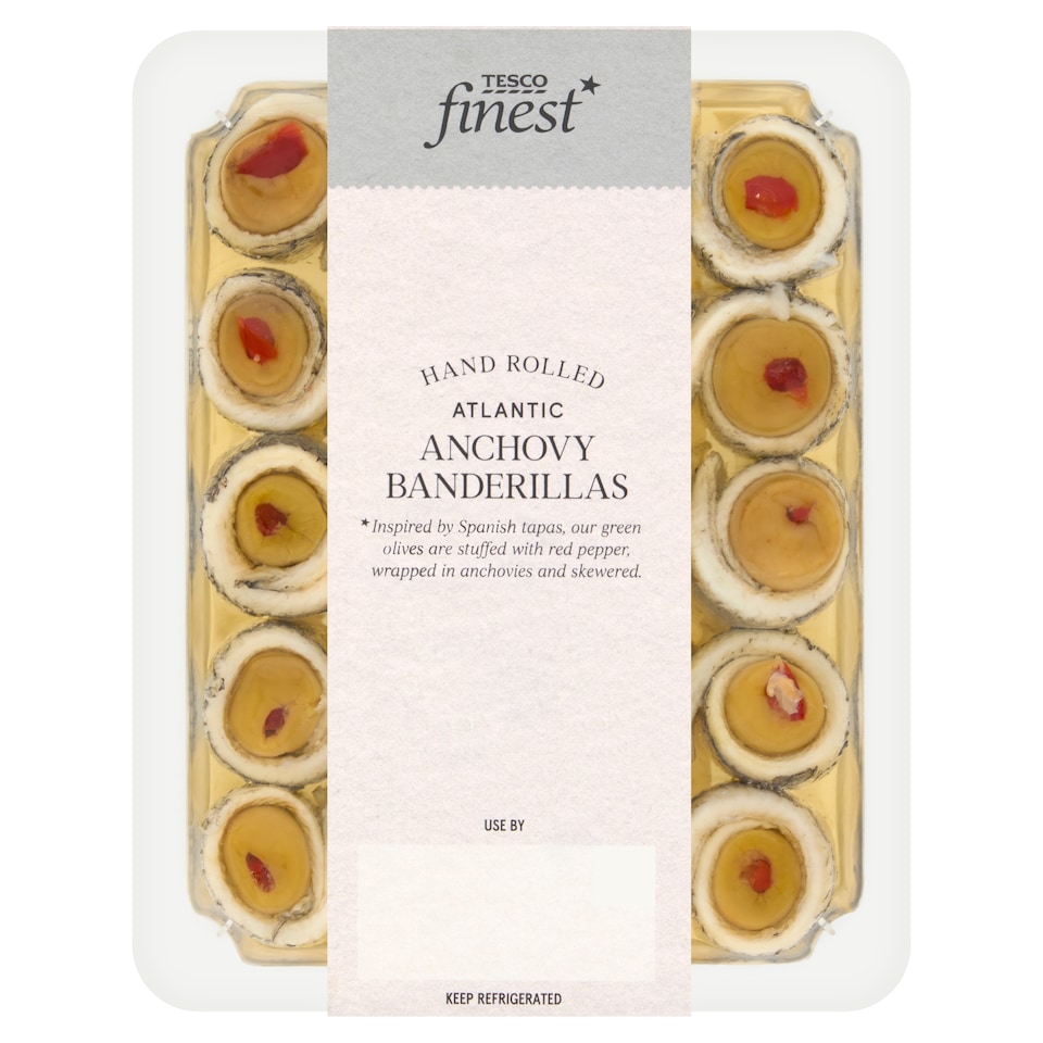 Tesco Finest Anchovy Banderillas 200g 