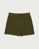 image 4 of F&F Pure Cotton Crochet Look Co-ord Shorts in Green