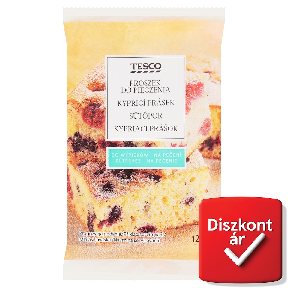 Tesco sütőpor 5 x 12 g