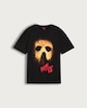 image 4 of F&F Pure Cotton Friday the 13th Jason Mask Print T-Shirt in Black