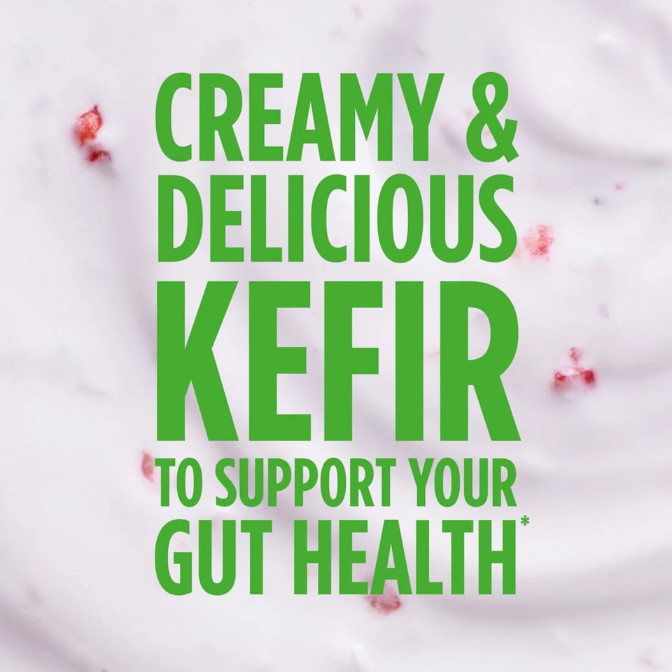 image 1 of Activia Kefir Strawberry & Raspberry Gut Health Yogurt 380g