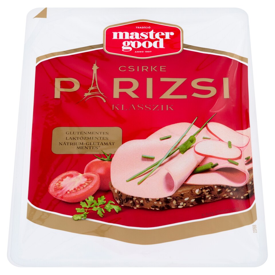Master Good Klasszik szeletelt, füst ízesítésű csirke párizsi 90 g  1. kép