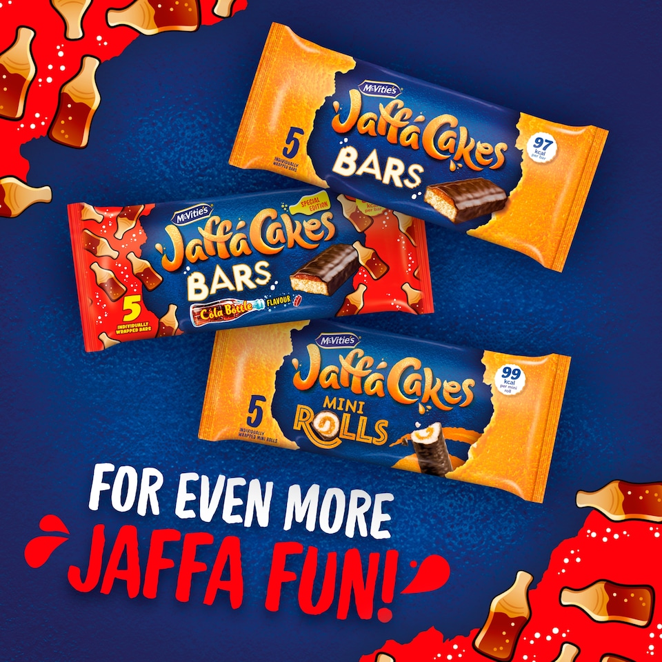 image 1 of McVitie's Jaffa Cakes Bars - Cola Bottle Flavour 5 Pack