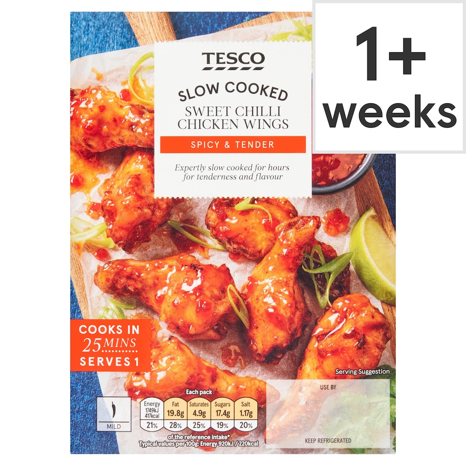 Tesco Sweet Chilli Chicken Wings 310g