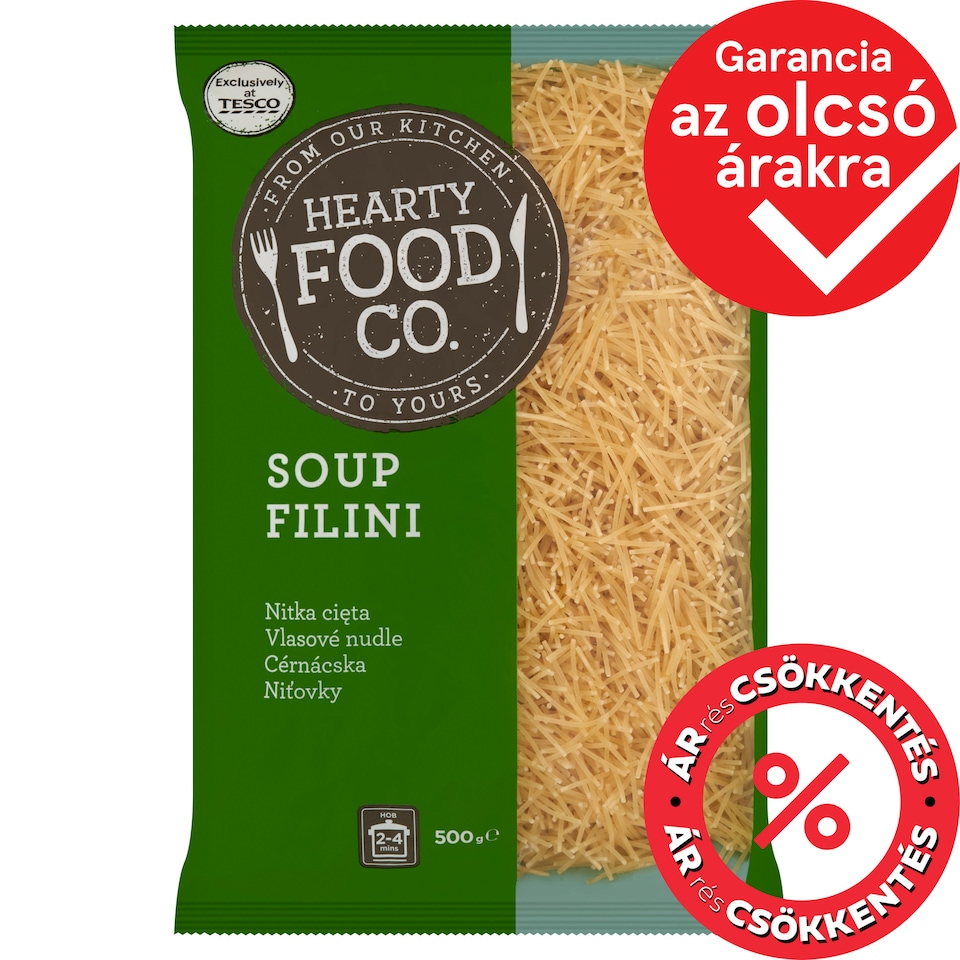 Hearty Food Co. Soup Filini Dry Pasta without Egg 500 g