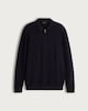 image 4 of F&F Pure Cotton Herringbone Textured Jumper in Navy