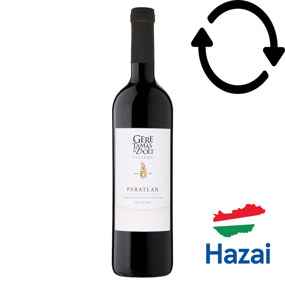 Gere Tamás & Zsolt Páratlan Villányi Cuvée classicus vörösbor 13,5% 750 ml