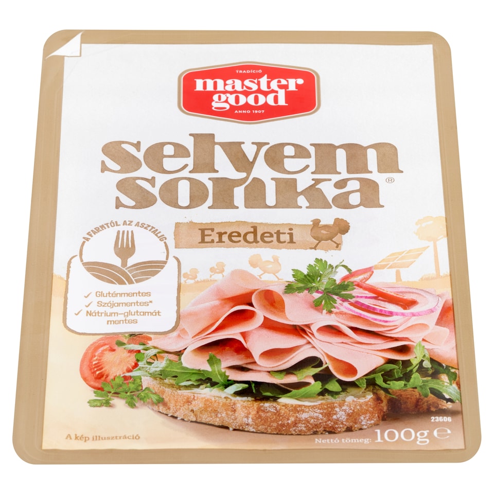 Master Good szeletelt selyemsonka 100 g 1. kép