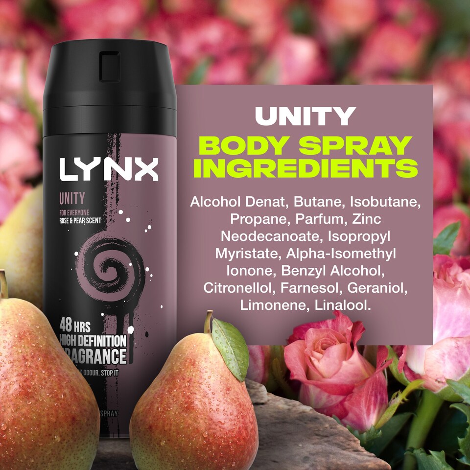image 1 of Lynx Unity Body Spray Antiperspirant Deodorant 150Ml