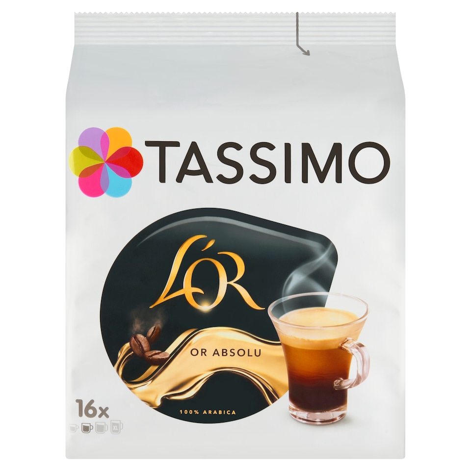 image 1 of Tassimo L'OR Absolu káva pražená mletá v kapsulách 16 x 6,5 g (104 g)