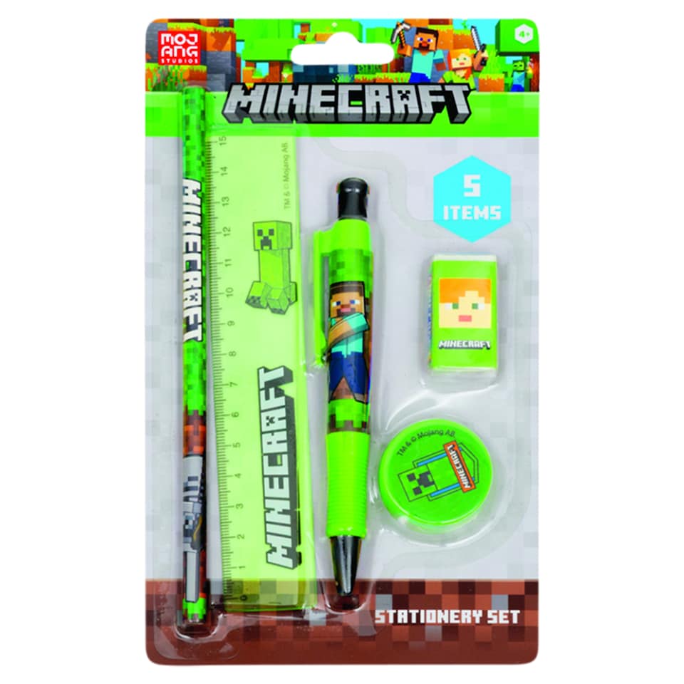 Minecraft Stationery Set