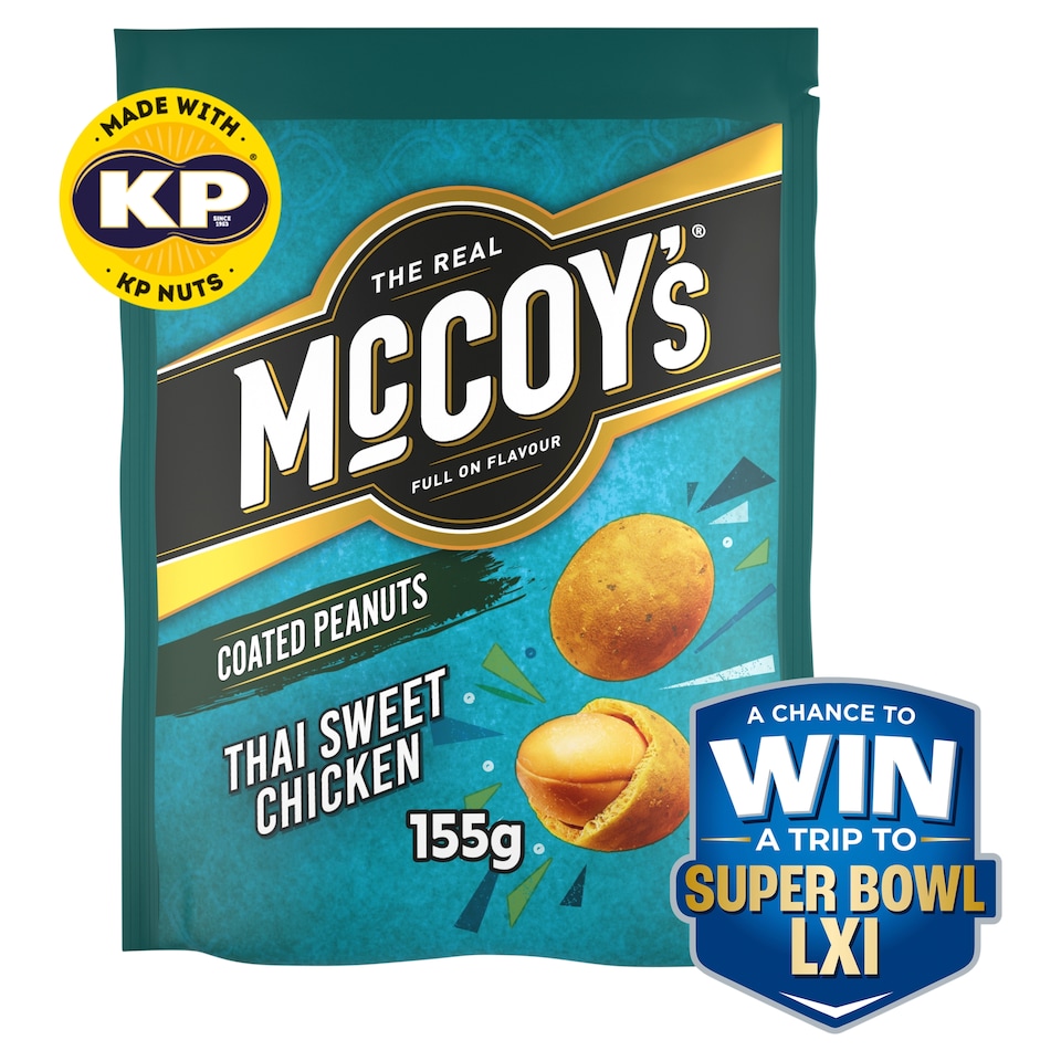 image 1 of McCoy's Coated Peanuts Thai Sweet Chicken 155g