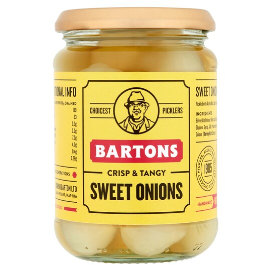 Bartons Pickled Onions 340g Tesco Groceries