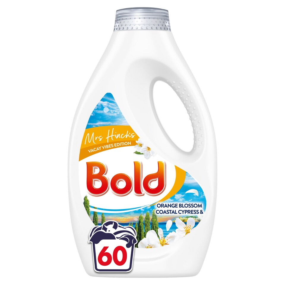 image 1 of Bold Washing Liquid Orange Blossom & Coastal Cypress 60 Washes 1980ml