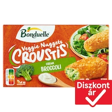 Bonduelle Veggie Nuggets Quick-Frozen Breaded and Pre-Baked Vegetable Disc with Cheese 305 g