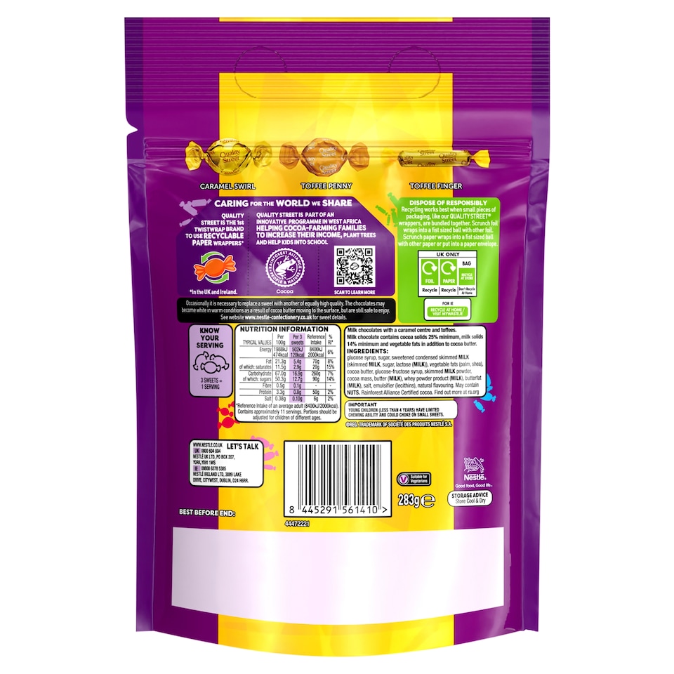 image 1 of QUALITY STREET Favorites Golden Selection 283g