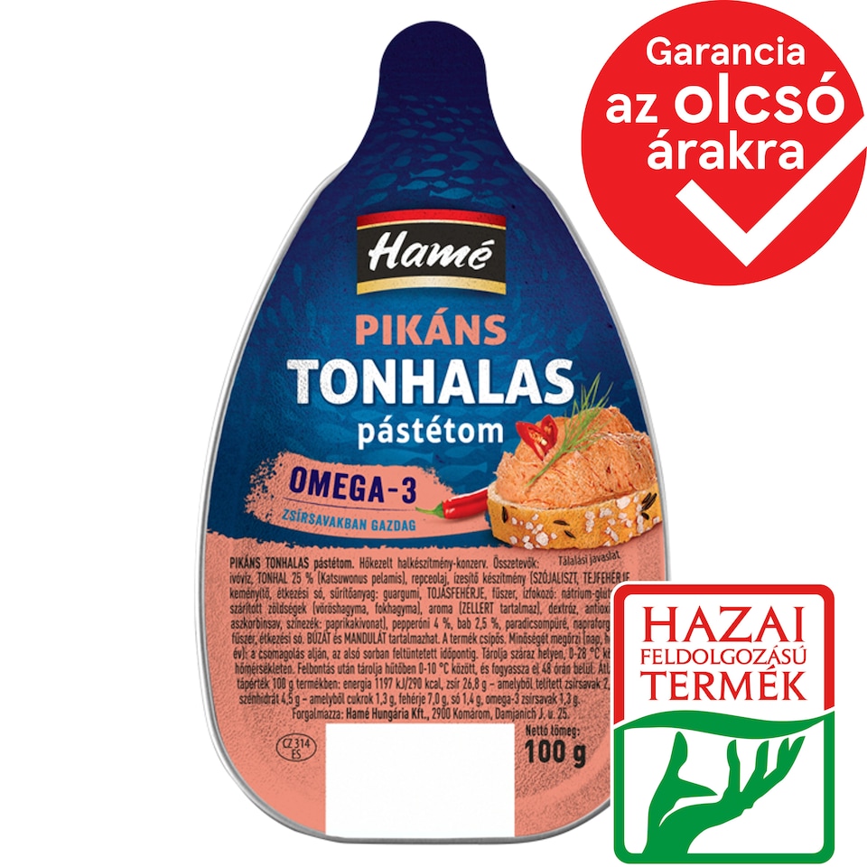 Hamé Spicy Tuna Spread 100 g