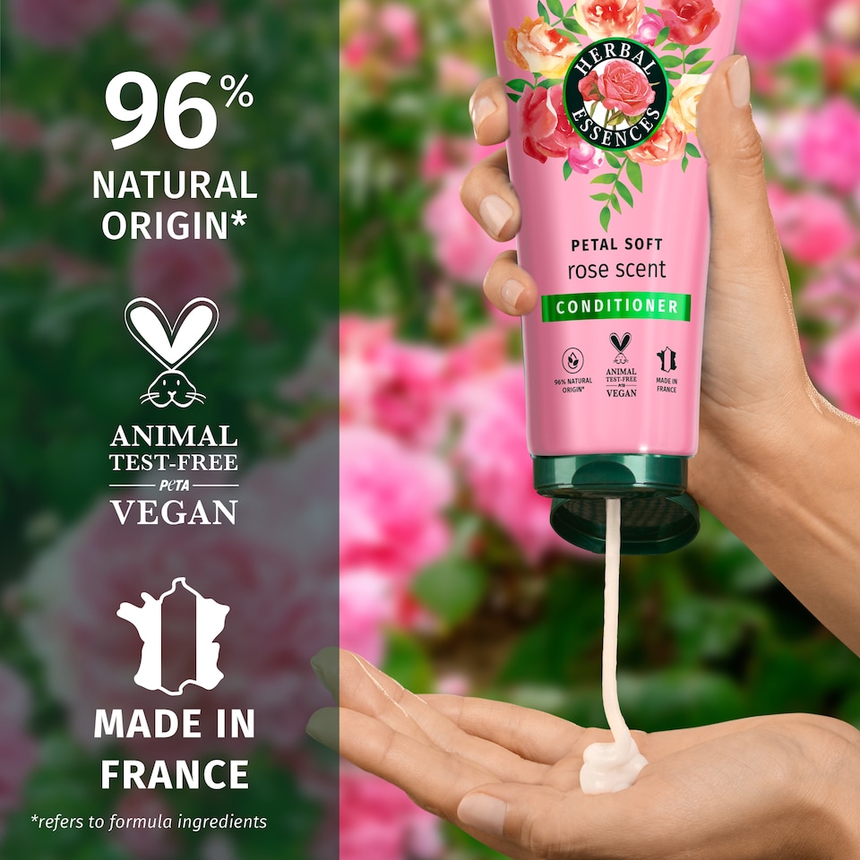 image 1 of Herbal Essences Petal Soft Rose Scent Conditioner 350ML