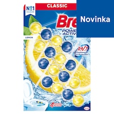 Bref Power Active Lemon Solid Toilet Block 4 x 50 g