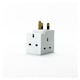 image 1 of Tesco 3 Way Adaptor Plug