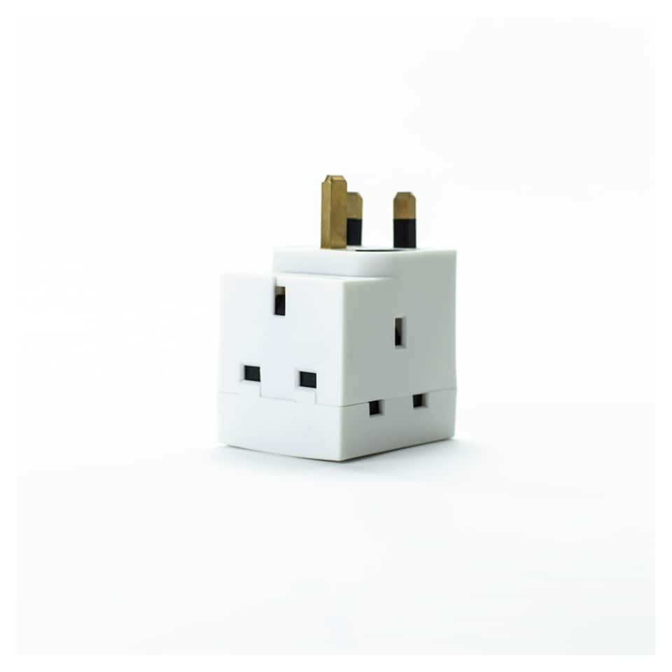 image 1 of Tesco 3 Way Adaptor Plug