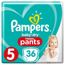 Pampers Baby-Dry Pants Size 5 Pack 36