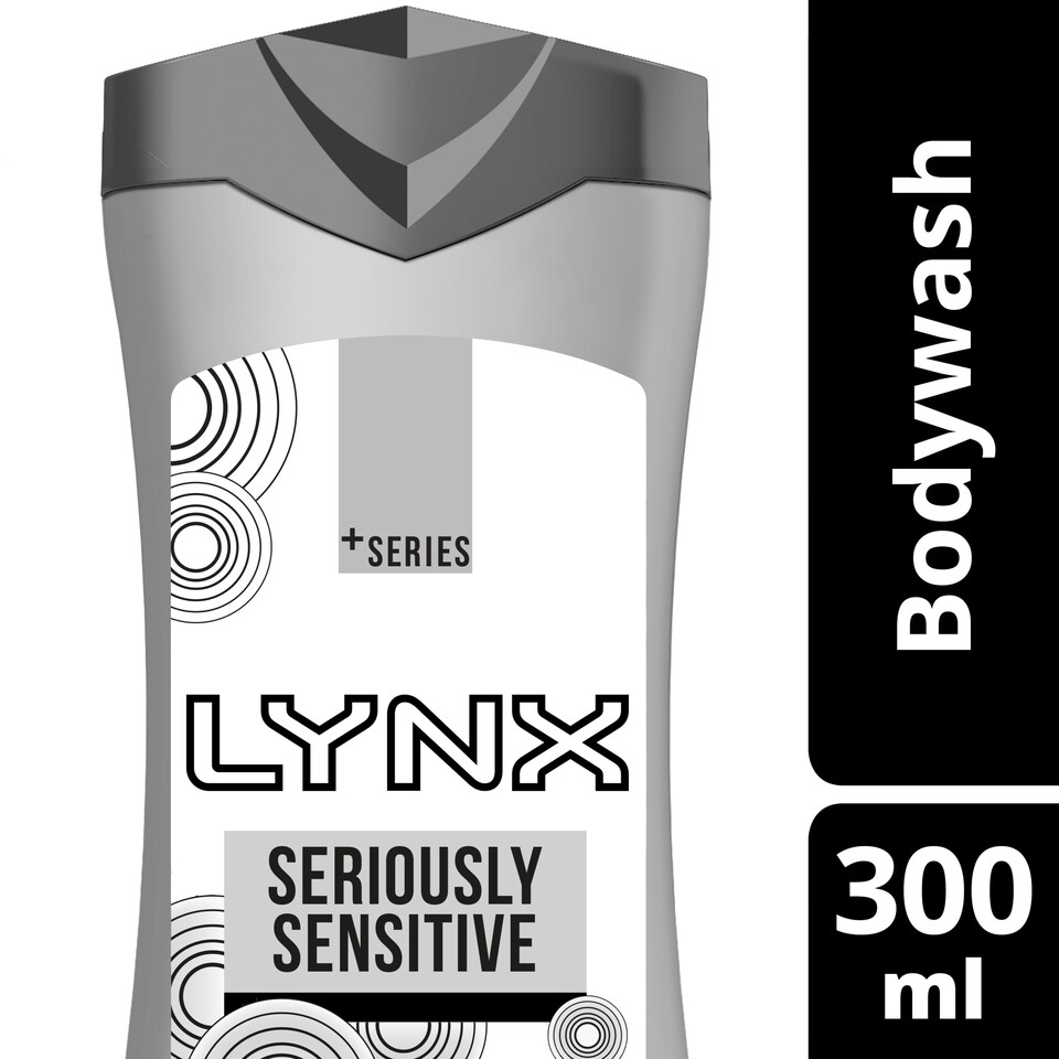 image 1 of Lynx+ Series Sensitive 300Ml Shower Gel