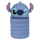 image 1 of Disney Stitch Blue Silicon Pencil Pouch with Head