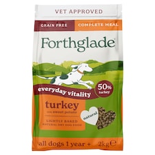 Forthglade Lightly Baked Turkey Dry Dog Food 2kg