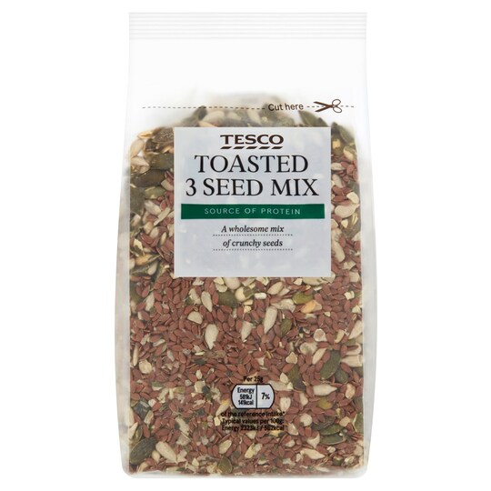 Tesco Toasted 3 Seed Mix 300G Tesco Groceries