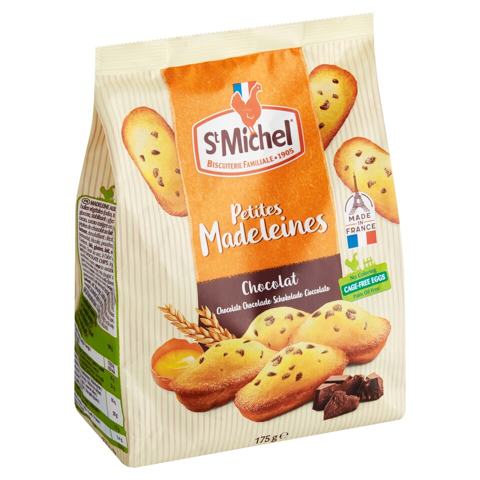 Obrázek 1 pro produkt St Michel Mini Madlenky s kousky čokolády 175g