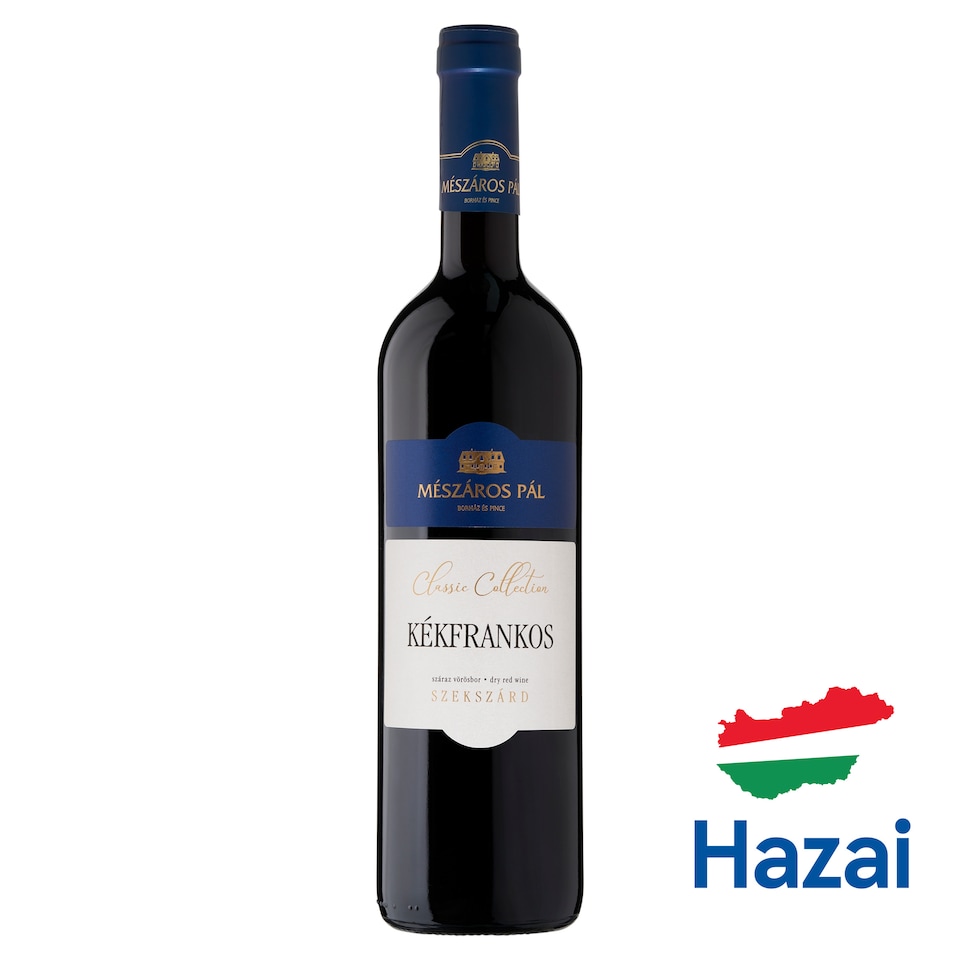 Mészáros Pál Classic Collection Szekszárdi Kékfrankos száraz vörösbor 13,5% 0,75 l