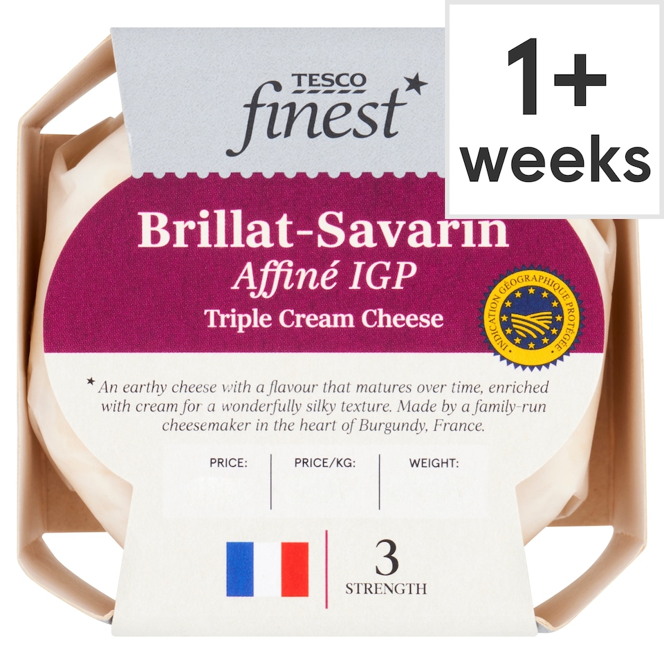 Tesco Finest Brillat Savarin Affine IGP Triple Cream Cheese 200g