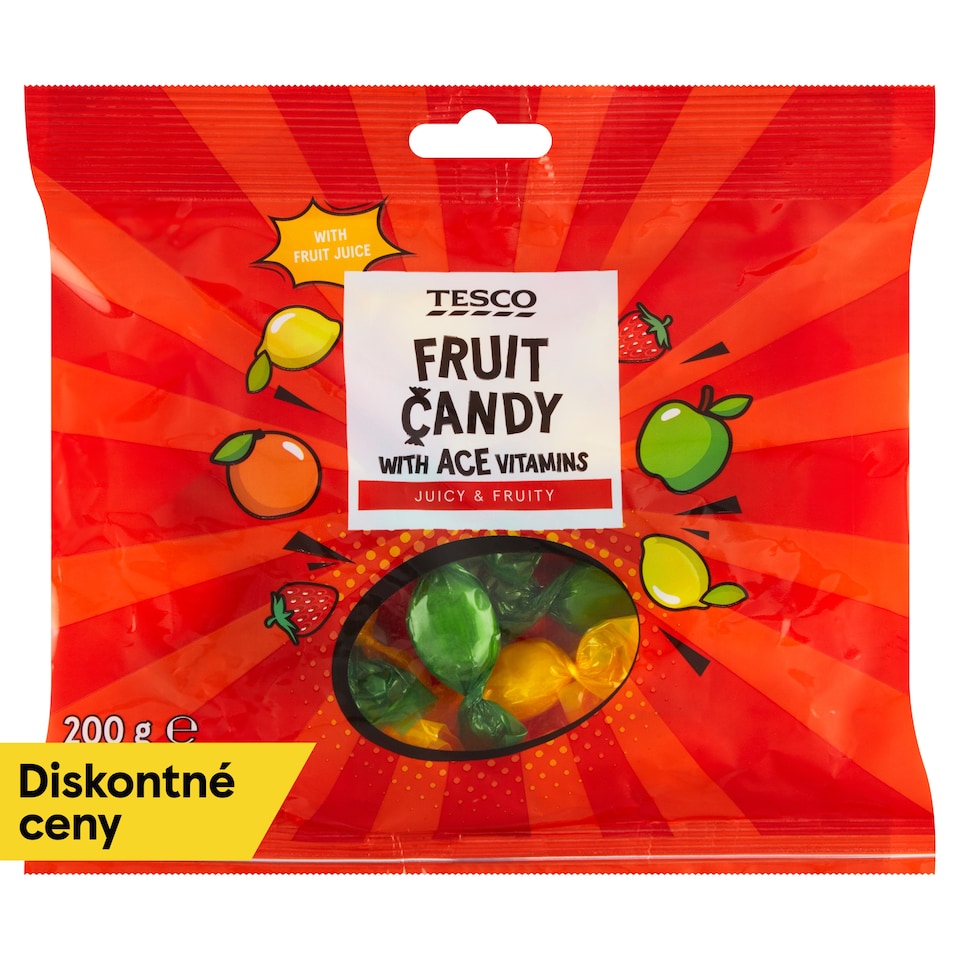 Tesco Fruit Candy with ACE Vitamins 200 g