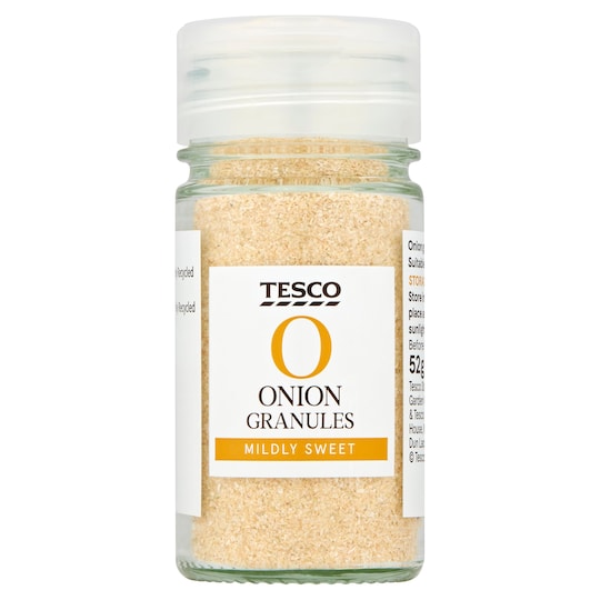 Tesco Onion Granules 52G Tesco Groceries
