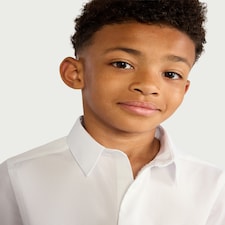 F&F Boys School 3-Pack Dressing Made Easy Shirts in White