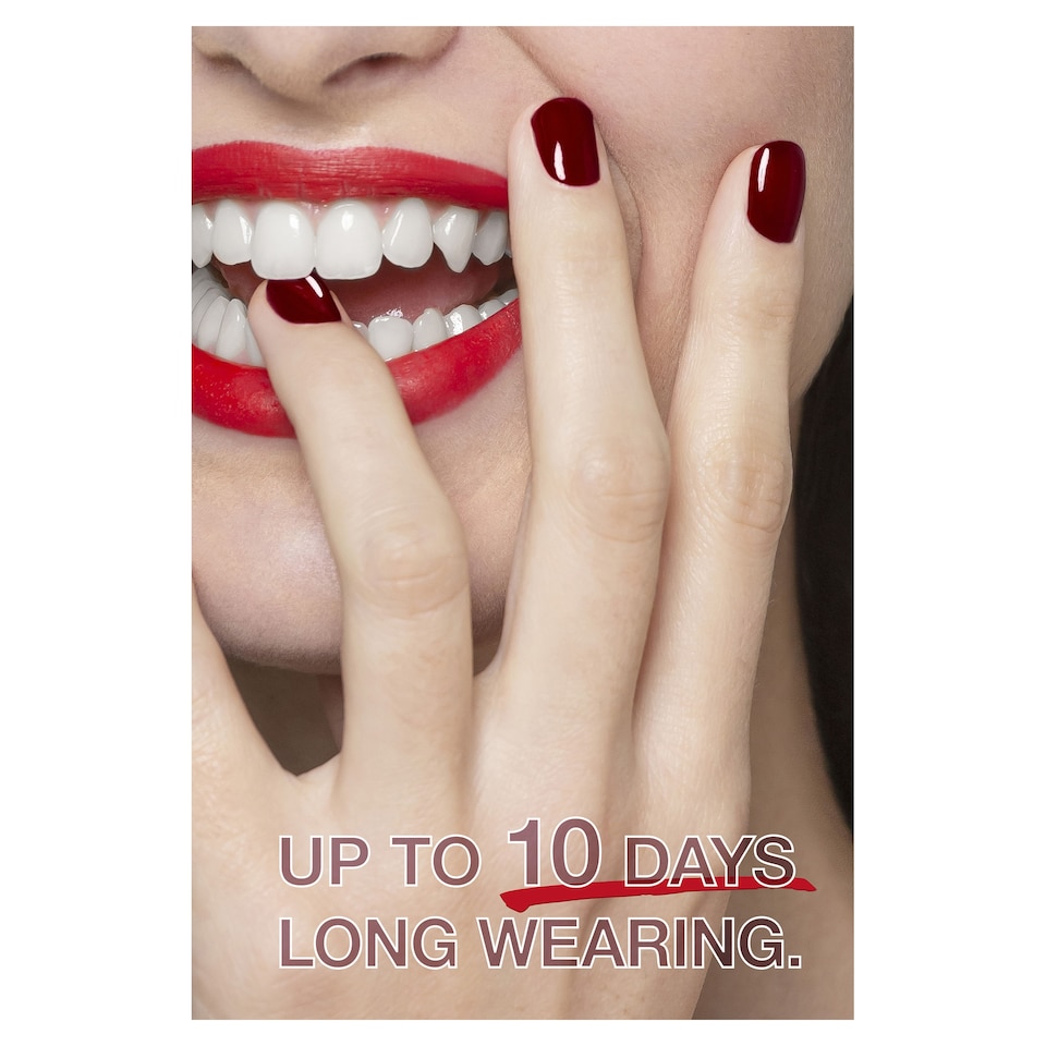 image 1 of Maybelline Fast Gel Nail Lacquer Rebel Red 6.7Ml