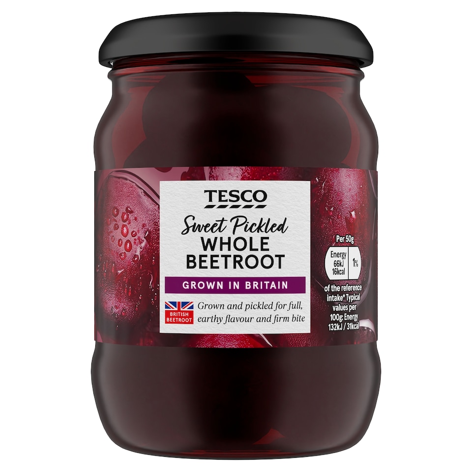 Tesco Sweet Pickled Whole Beetroot 340g