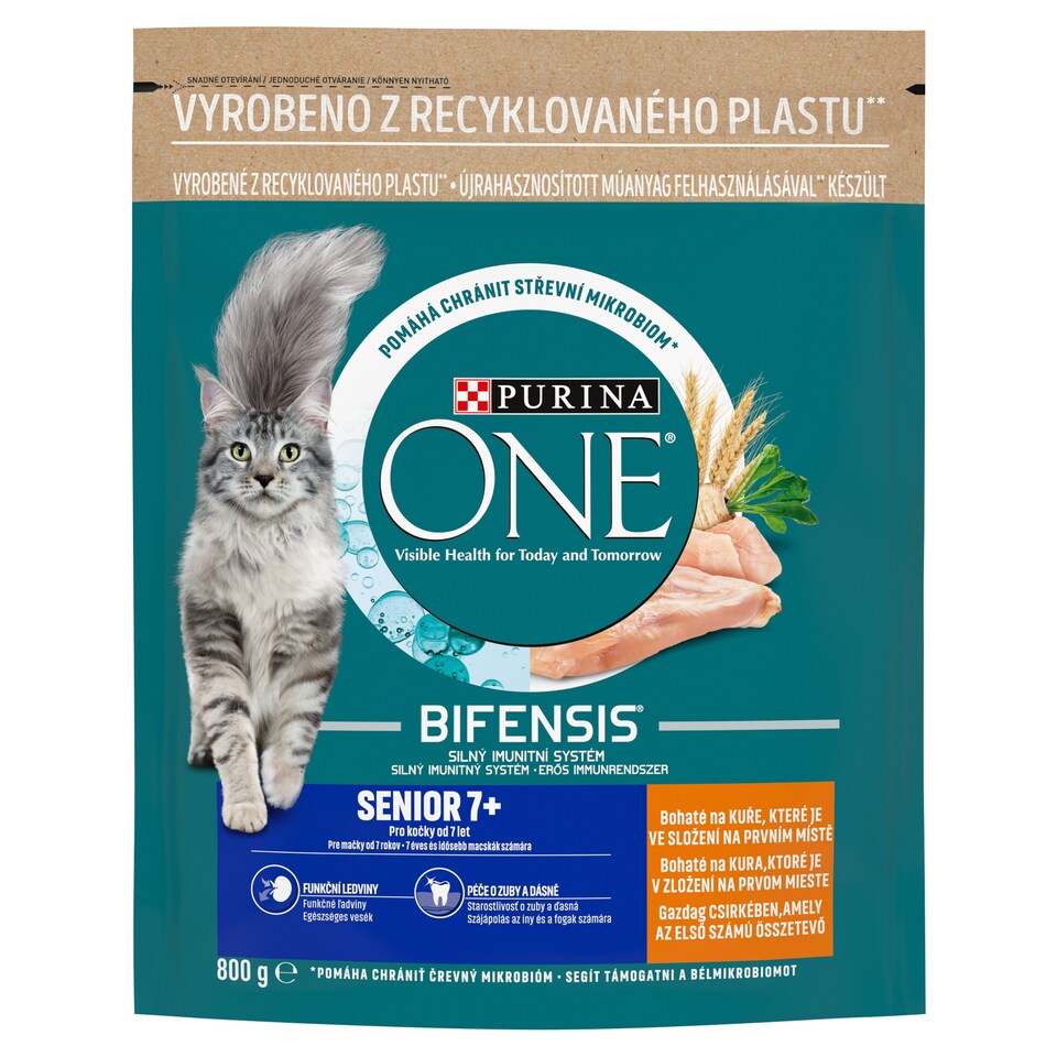 PURINA ONE Senior 7+ Rich in Chicken 800 g