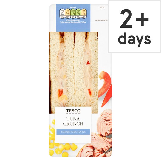 Tesco Tuna Crunch Sandwich Tesco Groceries