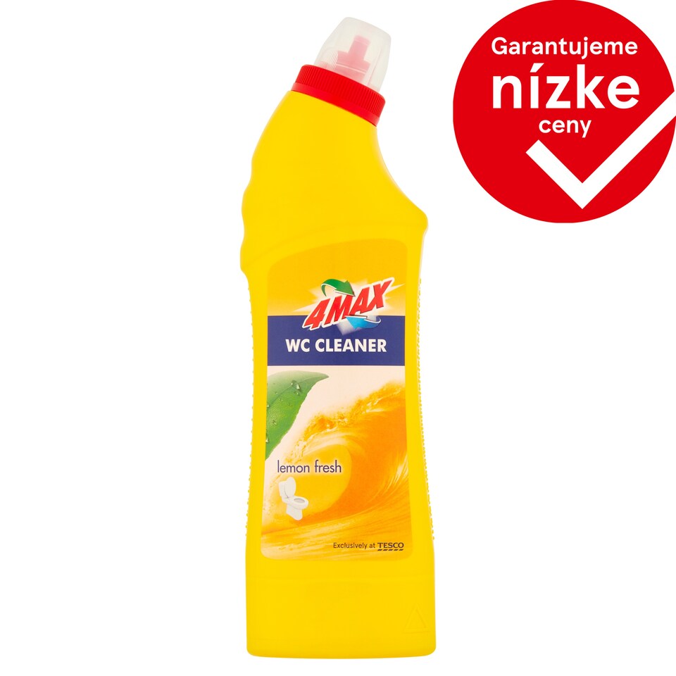 4MAX Lemon Fresh Čistiaci prostriedok na WC 750 ml