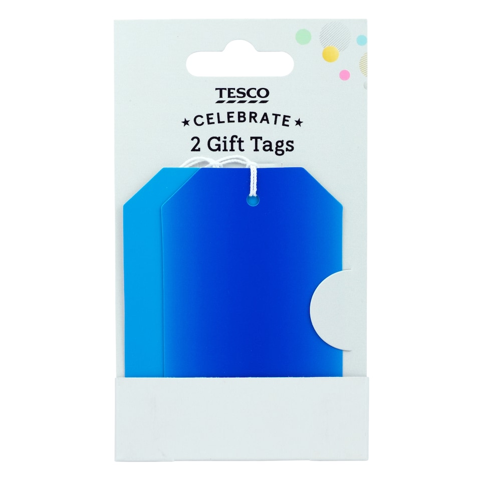 Tesco Blue Tags 2pk