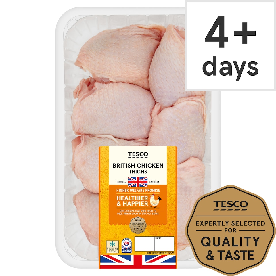 Tesco British Chicken Thighs 1Kg